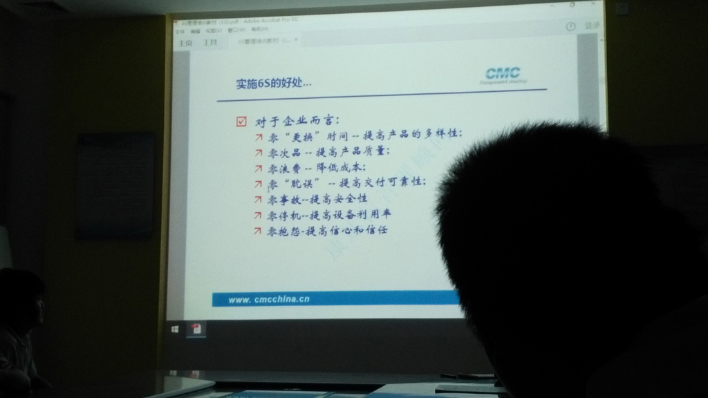 粤马水性工业漆员工进行6S培训